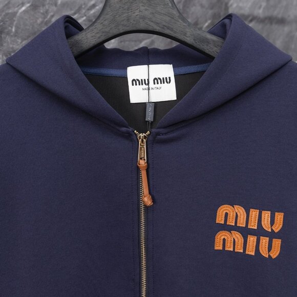 Unisex Miu Miu Size S Zip-up Cardigan/Hoodie L - Picture 3 of 7